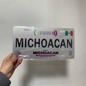 Michoacan decorative Mexico car front license plate